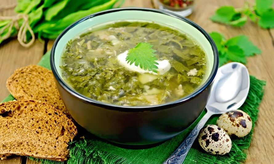 зелена супа за лењу дијету